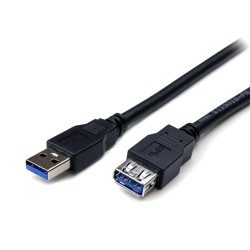 Powertech Καλώδιο USB 3.0 ΣΕ USB Θηλυκό CAB-U123 Copper 1.5M Μαύρο