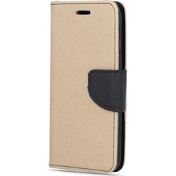 Fancy Wallet Δερματίνης Galaxy A52 4G / A52 5G / A52s Χρυσό - Μαύρο