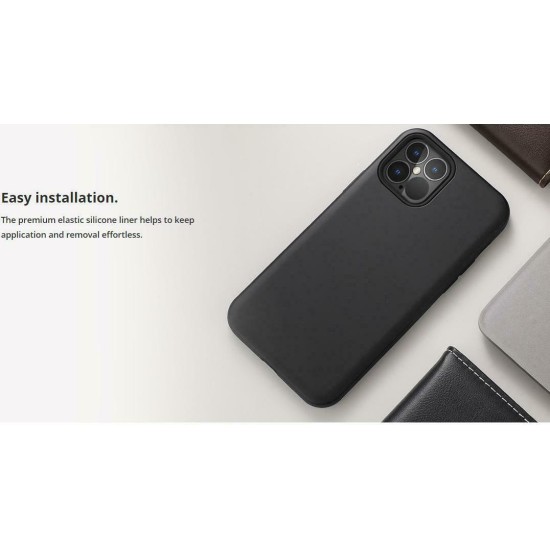 Rockrose θήκη Pebble για iPhone 12 Pro Max Μαύρο