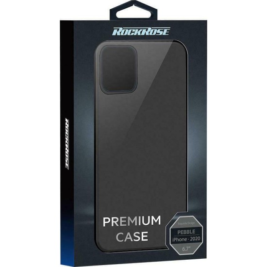 Rockrose θήκη Pebble για iPhone 12 Pro Max Μαύρο