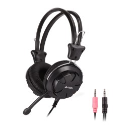 A4Tech Headset HS-28, 3.5mm, 40mm ακουστικά, stereo, Μαύρο