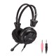 A4Tech Headset HS-28, 3.5mm, 40mm ακουστικά, stereo, Μαύρο