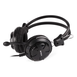 A4Tech Headset HS-28, 3.5mm, 40mm ακουστικά, stereo, Μαύρο