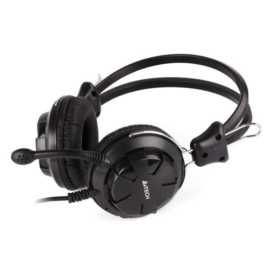 A4Tech Headset HS-28, 3.5mm, 40mm ακουστικά, stereo, Μαύρο