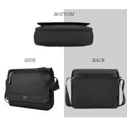 Arctic Hunter τσάντα ώμου K00093 με θήκη laptop 15.6", Μαύρο