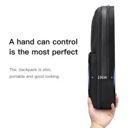 Arctic Hunter τσάντα πλάτης B00410-BK με θήκη laptop, πτυσσόμενη, Μαύρο
